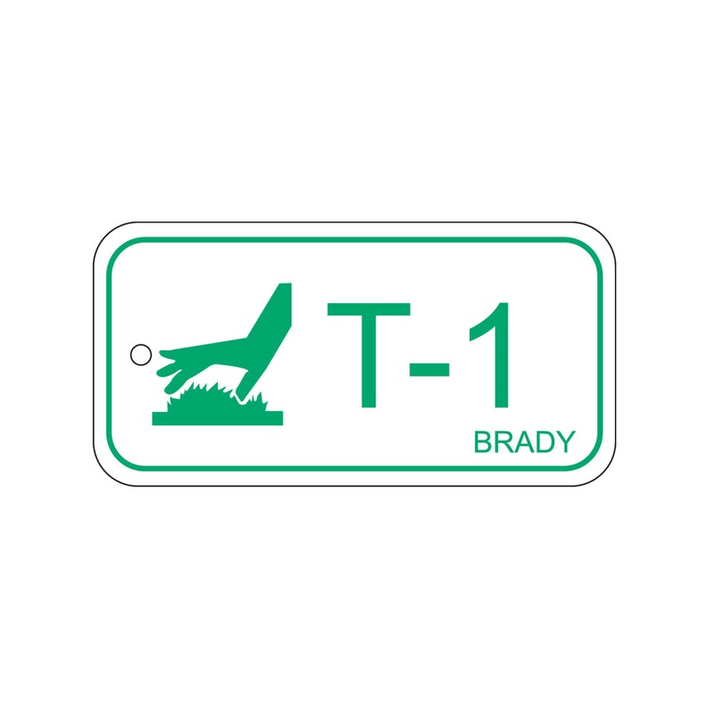 138434 Brady Energy Source Tag – Thermal T-1 75.00mm x 38.00mm