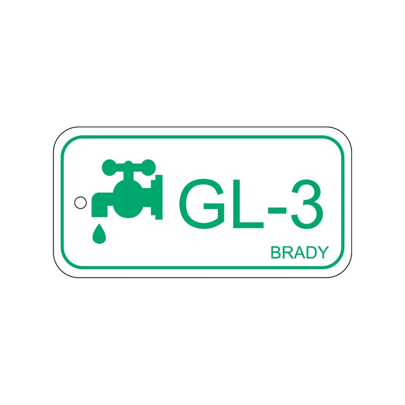 138446 Brady Energy Source Tag – Glycol GL-3 75.00mm x 38.00mm