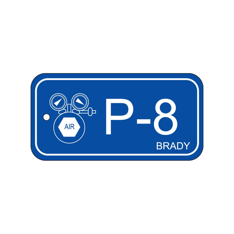 138741 Brady Energy Source Tag Pneumatic P-8 75.00mm x 38.00mm