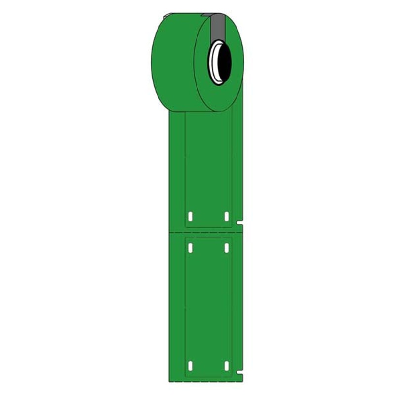 312086 Brady M6-25×75-7643-GN Linerless B-7643 cable tags for BMP61 25.00mm x 75.00mm