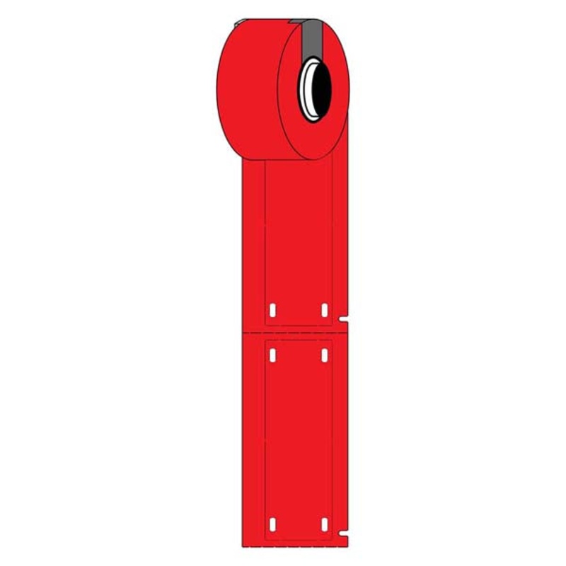 312088 Brady M6-25×75-7643-RD Linerless B-7643 cable tags for BMP61 25.00mm x 75.00mm