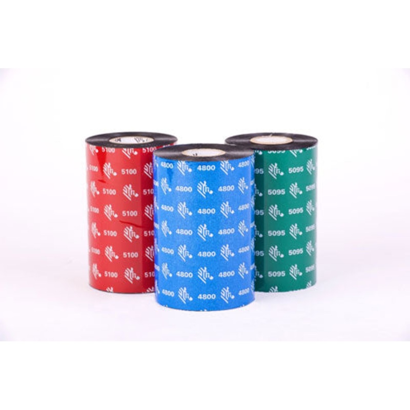 05095BK22045 – Zebra 5095 High Performance Resin 220mm x 450metres