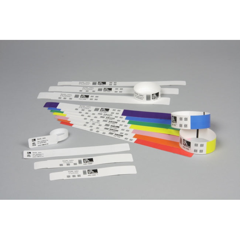 10006998K – Zebra Z-Band Direct Wristbands 25.4mm x 152.4mm