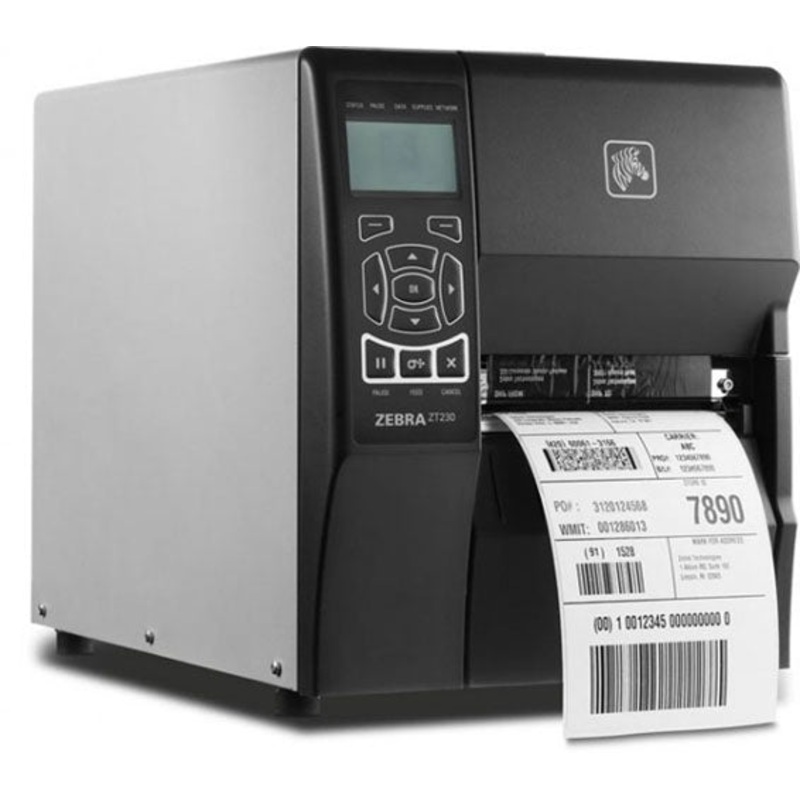 Zebra ZT230 TT Label Printer With Peeler, USB, Parallel (203 dpi) – ZT23042-T1E100FZ