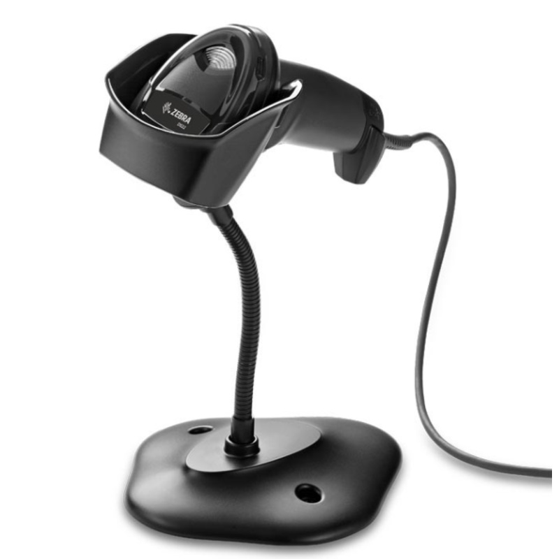 Zebra DS2208 Corded Handheld Barcode Imager with Stand, USB Kit – DS2208-SR7U2100SGW