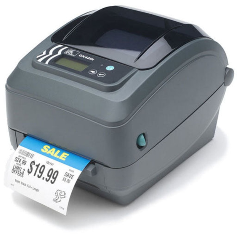 Zebra GX420T TT Desktop Printer, USB, Serial, Ethernet – GX42-202420-000