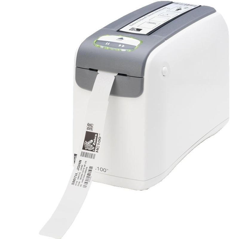 Zebra HC100 Wristband Printer RS232 Serial USB & Ethernet – HC100-300E-0100
