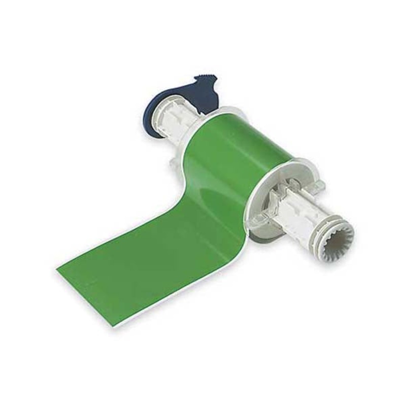 013542 – Brady BBP85 100mm x 15 metre green Permanent Acrylic Vinyl