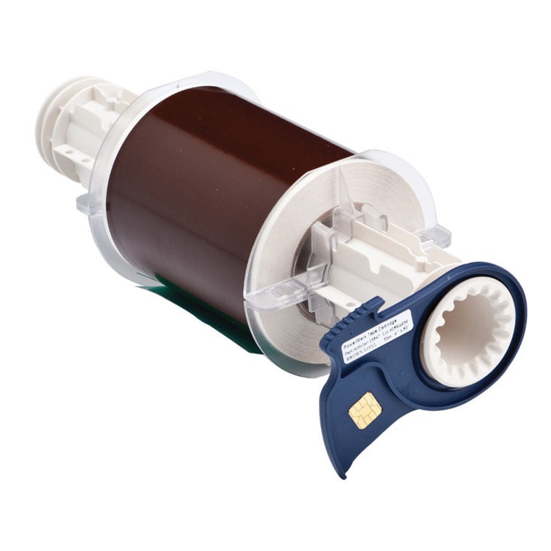 013547 – Brady BBP85 100mm x 15 metre brown Permanent Acrylic Vinyl