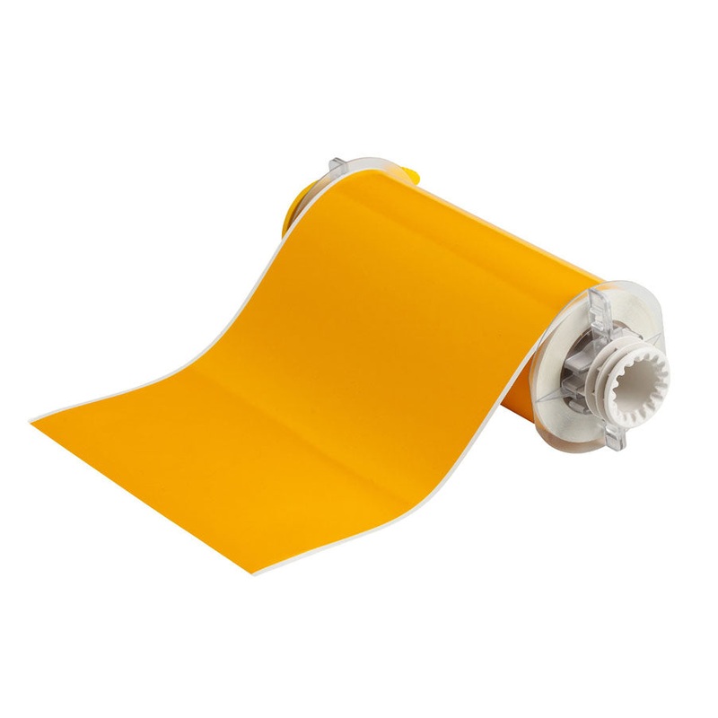 013552 – Brady BBP85 200mm x 15 metre Yellow Permanent Acrylic Vinyl