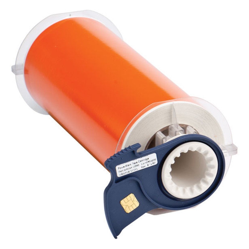 013556 – Brady BBP85 200mm x 15 metre Orange Permanent Acrylic Vinyl