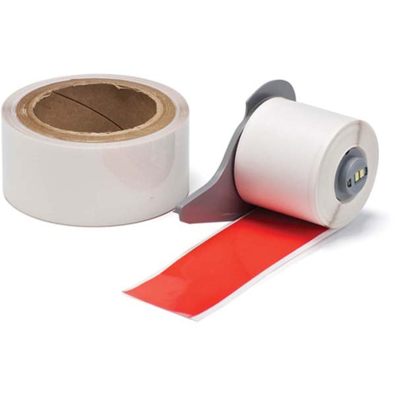 173389 BMP 71 Label Printer Labels Red Gloss Ultra Aggressive Polyester