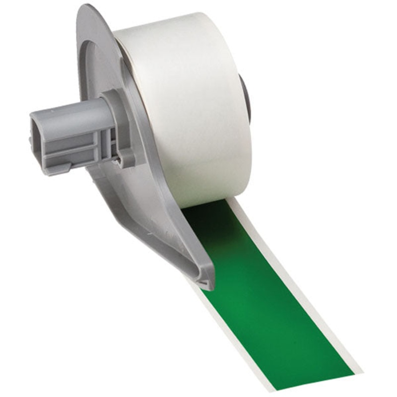173391 BMP 71 Label Printer Labels Green Gloss Ultra Aggressive Polyester