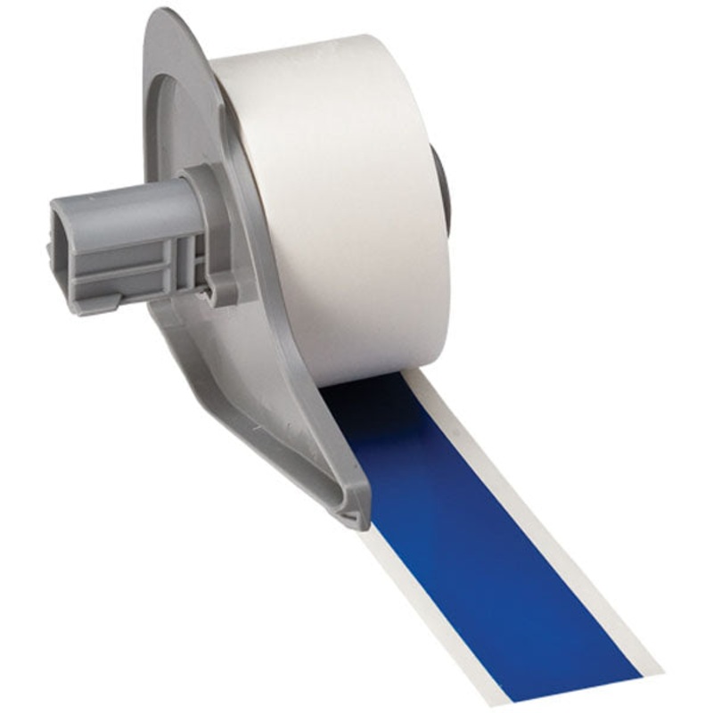 173392 BMP 71 Label Printer Labels Blue Gloss Ultra Aggressive Polyester