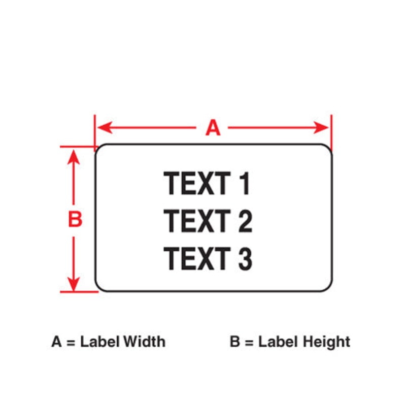 174433 Brady BMP 71 Metallised Polyester Labels – 25.4 x 12.7
