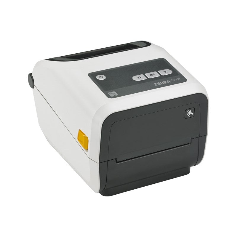 ZD4AH43-30EE00EZ – Zebra ZD421 Thermal Transfer Printer, Healthcare, 300 dpi, USB, Ethernet, Bluetooth