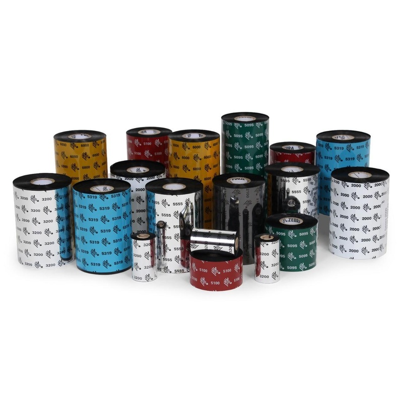 03300GS11007 – Zebra Wax/Resin Ribbon, 110mmx74m (4.33inx242ft), 3300, Standard