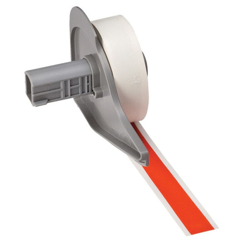 173211 BMP 71 Label Printer Tapes Orange Gloss Permanent Vinyl