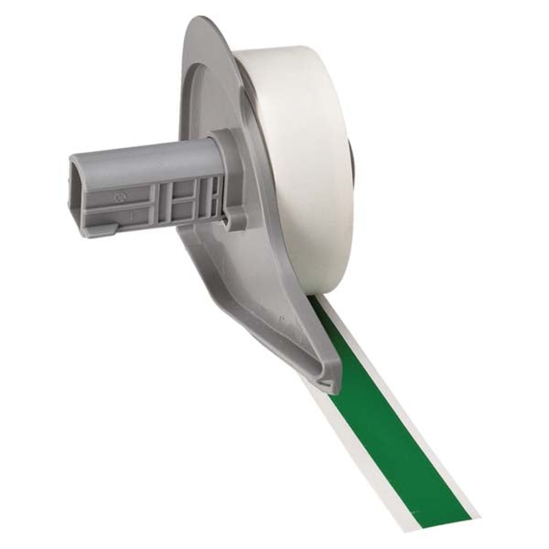 173215 BMP 71 Label Printer Tapes Green Gloss Permanent Vinyl