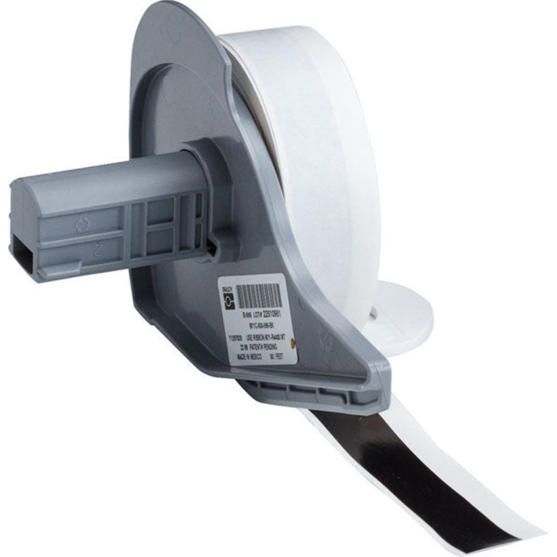 173220 BMP 71 Label Printer Tapes Black Gloss Permanent Vinyl