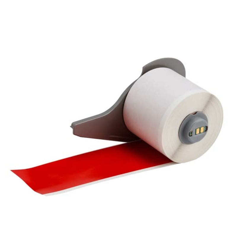 173244 BMP 71 Label Printer Tapes Red Gloss Permanent Vinyl