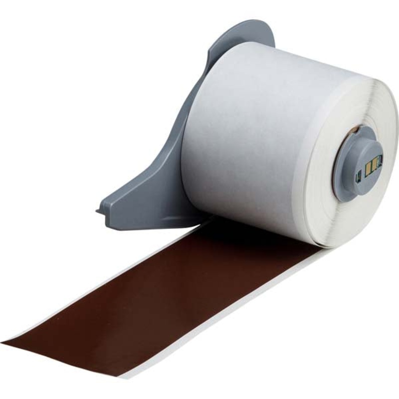 173254 BMP 71 Label Printer Tapes Brown Gloss Permanent Vinyl