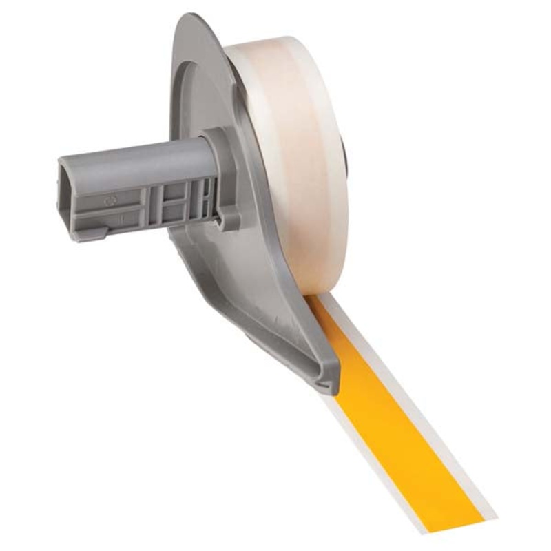 173204 BMP 71 Label Printer Tapes Yellow Gloss Permanent Vinyl