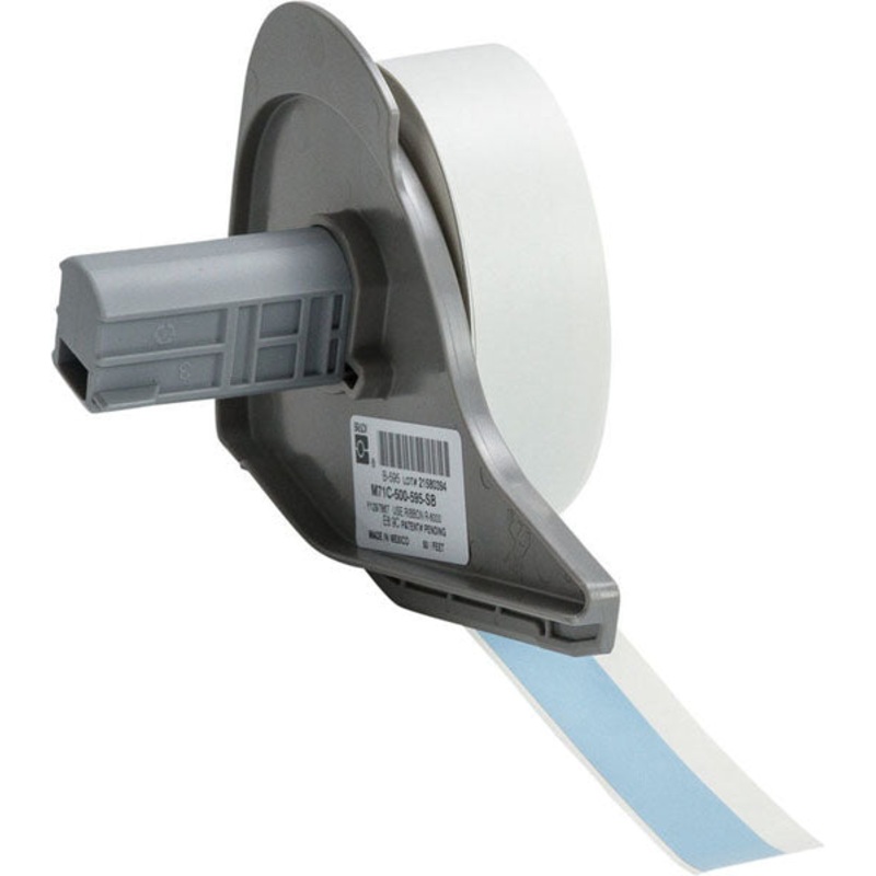173207 BMP 71 Label Printer Tapes Sky blue Gloss Permanent Vinyl