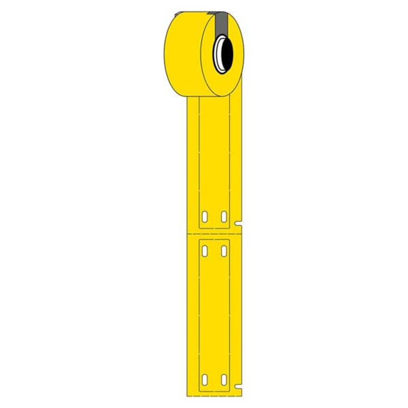 312066 Brady M6-15×75-7643-YL Linerless B-7643 cable tags for BMP61 15.00mm x 75.00mm