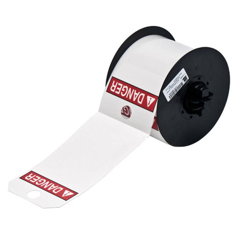 B30-255-551-ANSIDA Brady BBP33 Non-Adhesive Pre-Printed Pre-Cut Safety Tags 82.55 mm x 146.05