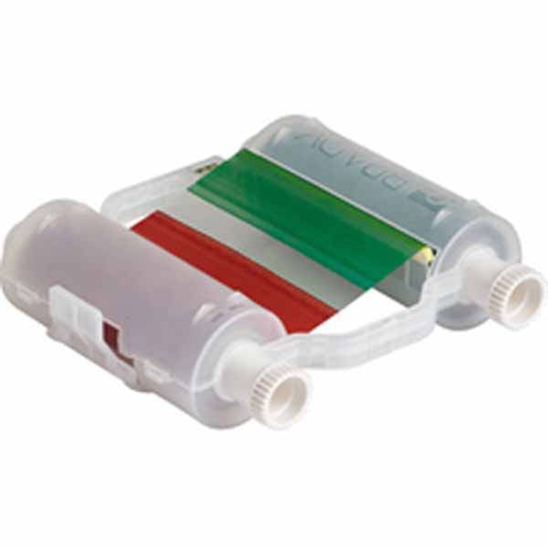B30-R10000-KRGB-8 Brady BBP35 – BBP37 Black, Red, Blue and Green Heavy-Duty Ribbon 200mm x 60.90m