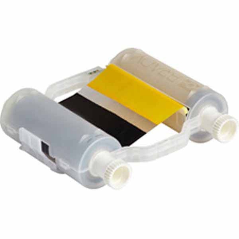 B30-R10000-KY-8 Brady BBP35 – BBP37 Black and Yellow Heavy-Duty Ribbon 200mm x 60.90m