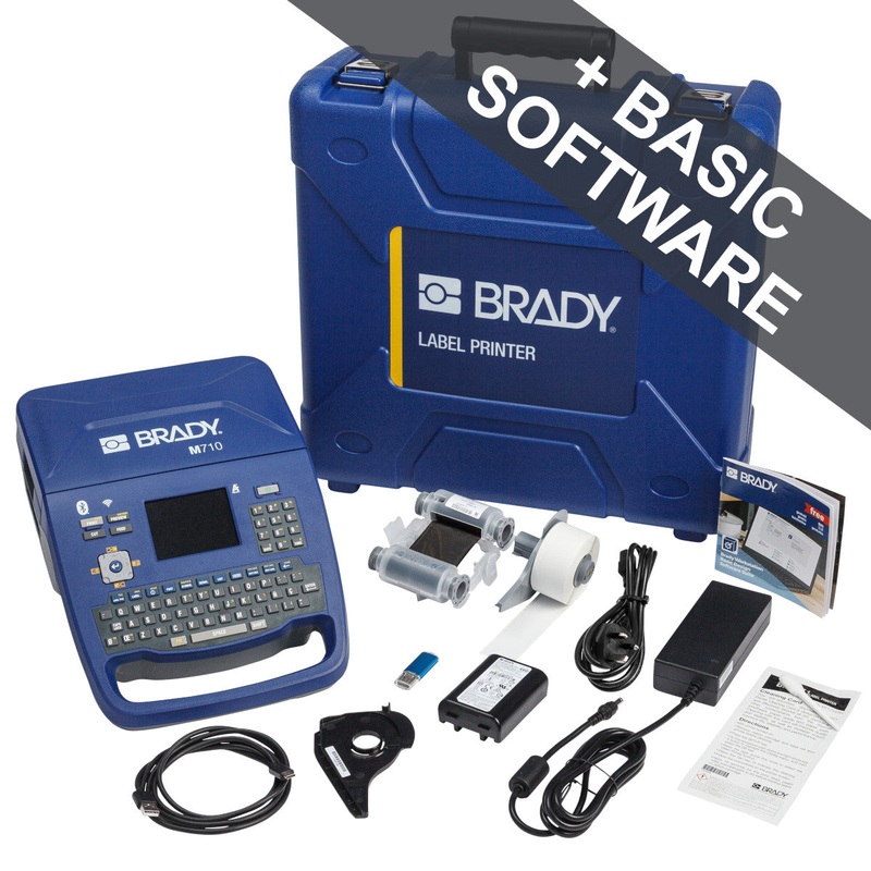 322917 – M710 Label Printer QWERTY UK Wifi, Bluetooth and Brady Workstation Suite – M710-WB-QY-UK-BWS