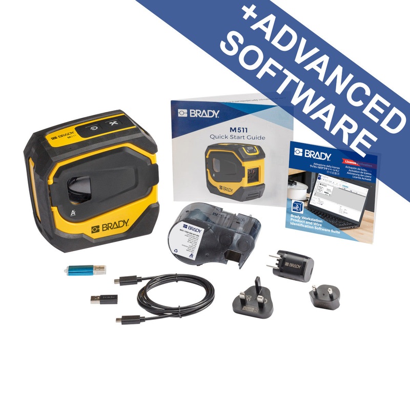 322919 –  M511 Label Printer with Brady Workstation Suite EMEA – M511-EU-UK-BWS