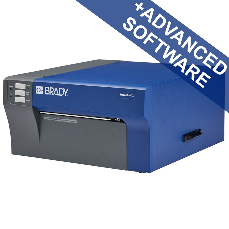 322924 – BradyJet J4000 Colour Label Printer UK and Brady Workstation Suite – J4000-UK-BWS