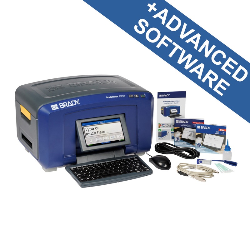 Brady S3700 Multicolour & Cut Sign and Label Printer – QWERTY UK keyboard + BWS Suite –  321271