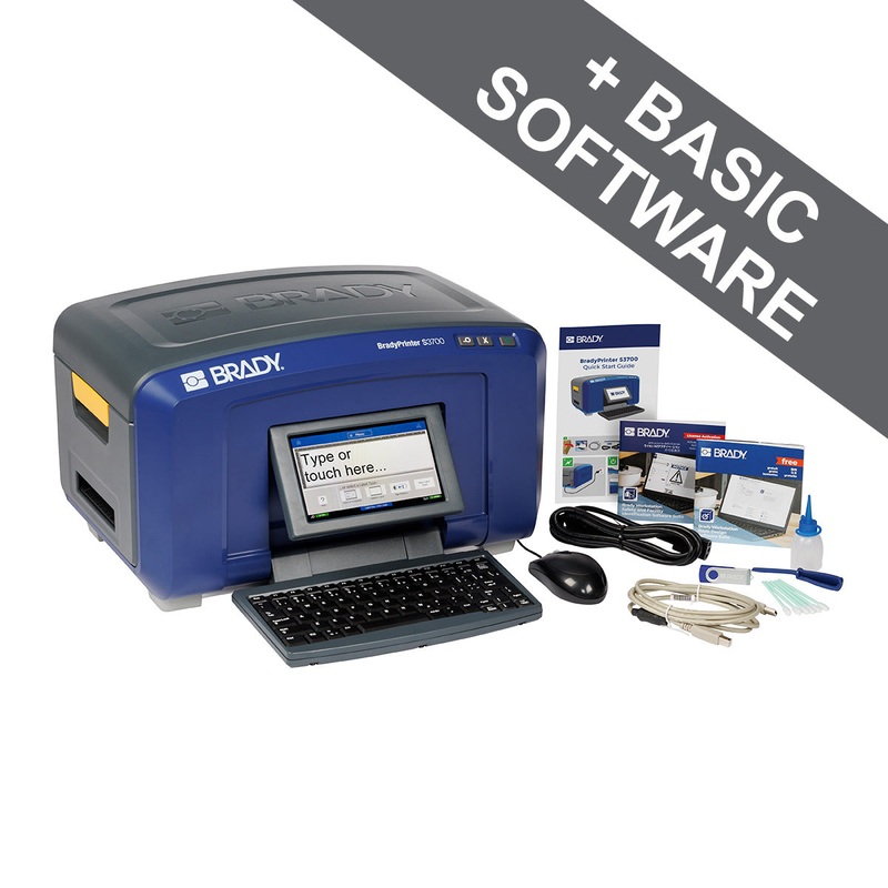 Brady S3700 Multicolour Cut Sign and Label Printer with QWERTY UK keyboard, Wifi and Bluetooth –  176433
