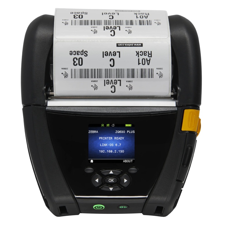 Zebra ZQ630 Plus WIFI, Bluetooth Mobile Printer – ZQ63-AUWAE14-00