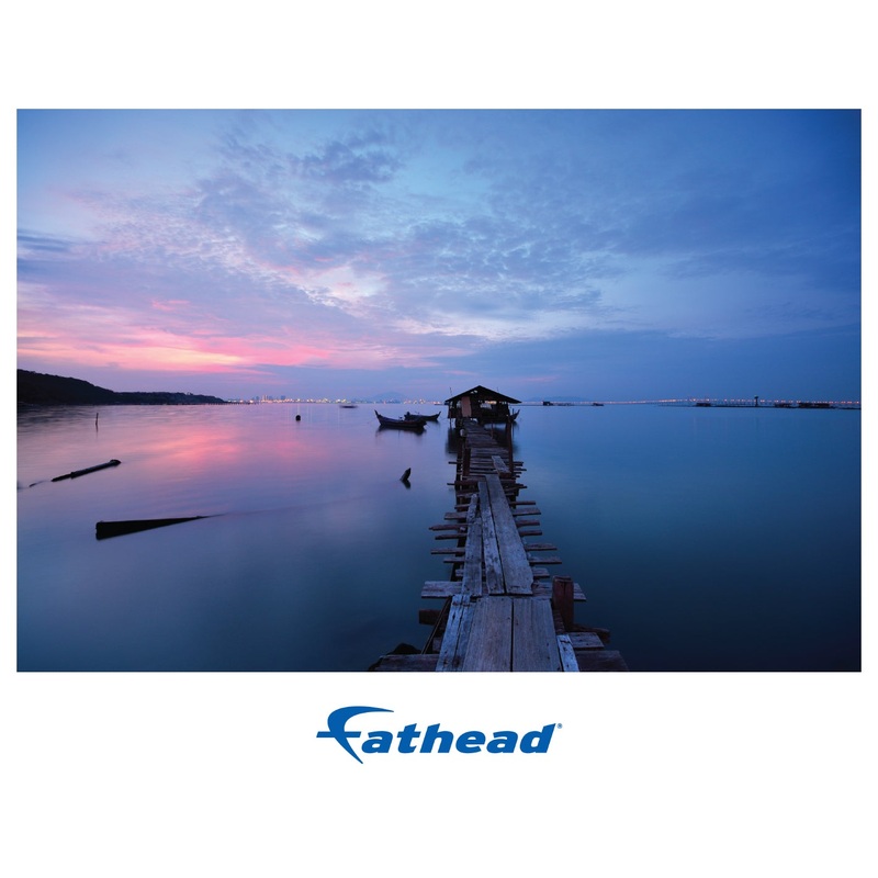 Generic Scenery: Fishing Boats Poster        –   Removable     Adhesive Decal