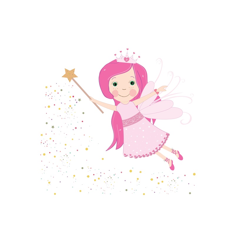 Nursery:  Stardust Mural        –   Removable Wall   Adhesive Decal