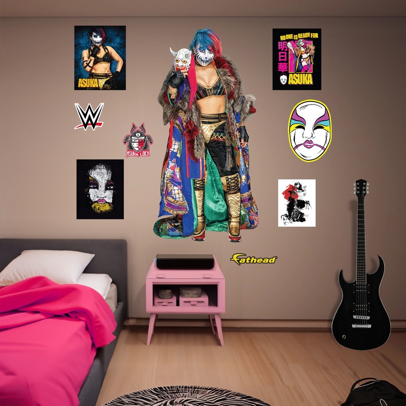Asuka – RealBig Collection – Official WWE – Reusable Vinyl Wall Decals #2