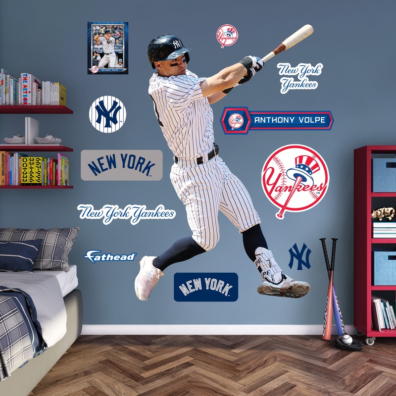 Anthony Volpe – RealBig Collection – Official MLB – New York Yankees – Reusable Vinyl Wall Decals #2
