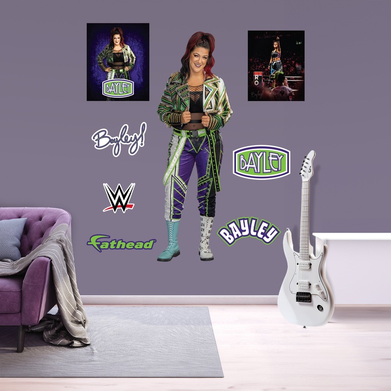 Bayley – RealBig Collection – Official WWE – Reusable Vinyl Wall Decals