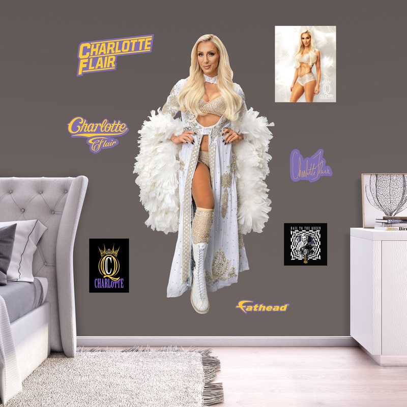 Charlotte Flair – RealBig Collection – Official WWE – Reusable Vinyl Wall Decals #2