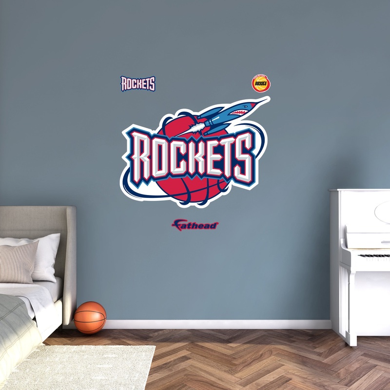 Houston Rockets – RealBig Classic Logo Collection – Official NBA – Reusable Vinyl Wall Decals