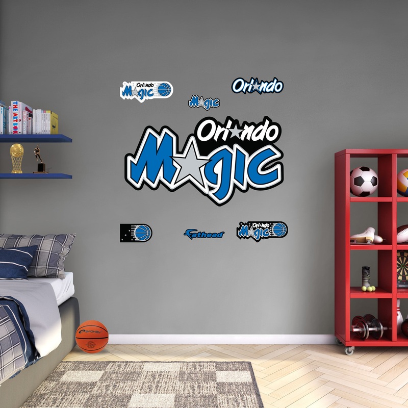 Orlando Magic – RealBig Classic Logo Collection – Official NBA – Reusable Vinyl Wall Decals