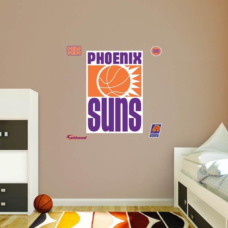Phoenix Suns – RealBig Classic Logo Collection – Official NBA – Reusable Vinyl Wall Decals