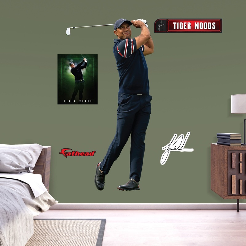 Tiger Woods – RealBig Iron Collection – Reusable Vinyl Wall Decals