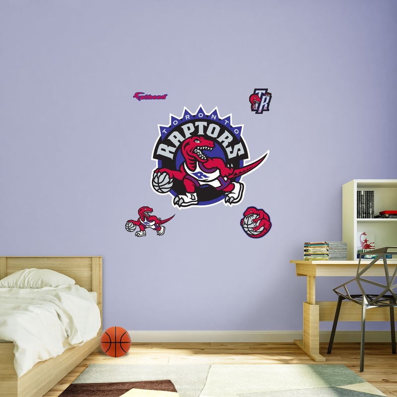 Toronto Raptors – RealBig Classic Logo Collection – Official NBA – Reusable Vinyl Wall Decals