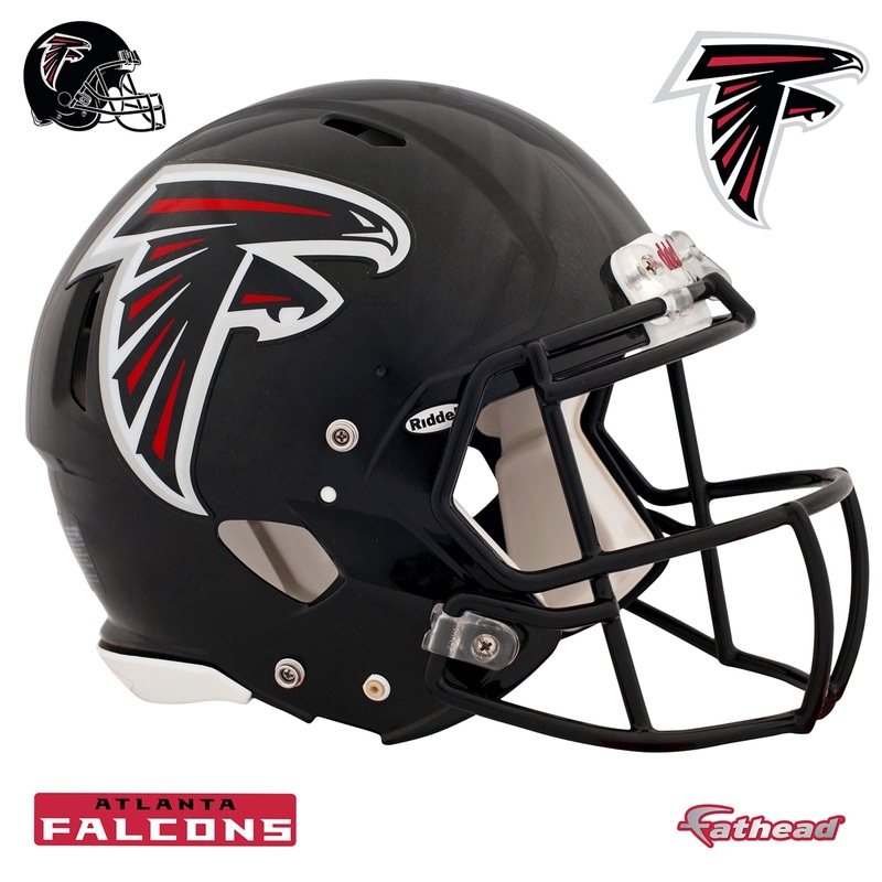 Atlanta Falcons – RealBig Helmet Collection – Official NFL – Reusable Vinyl Wall Decals #1